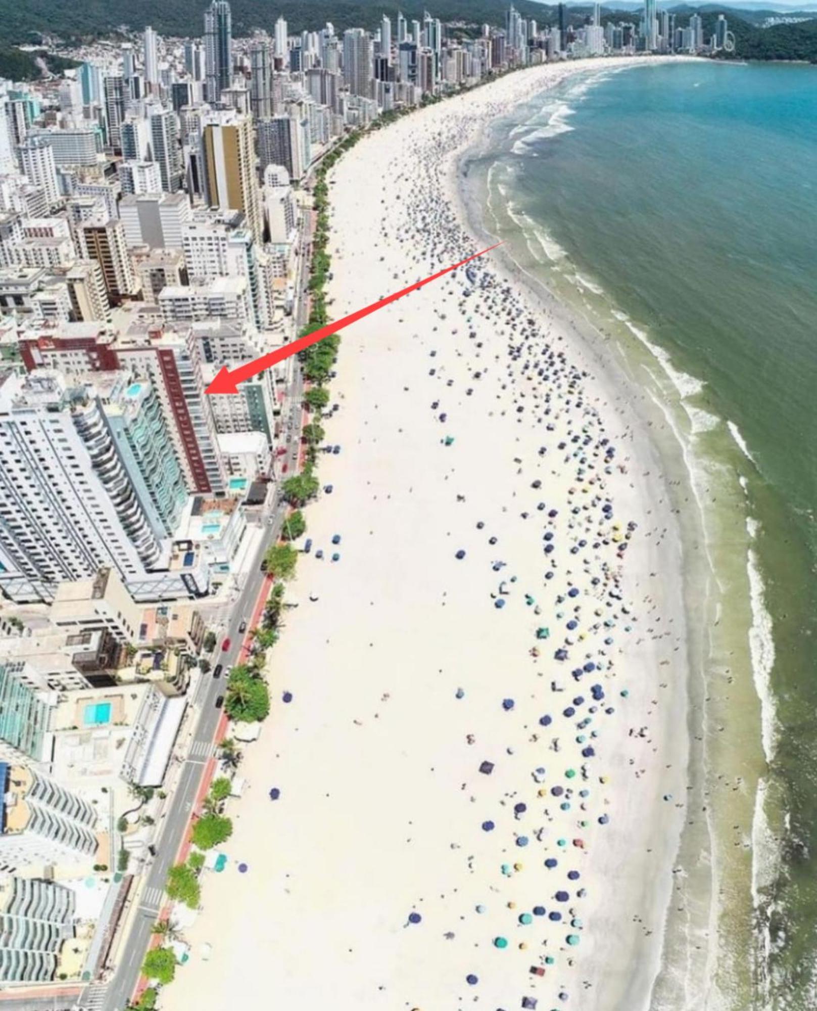 Balneário Camboriú Apartamento Vista Mar - Pe Na Areia מראה חיצוני תמונה